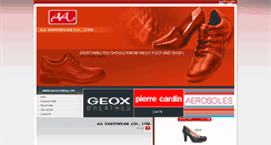 Desktop Screenshot of aafootwear.com